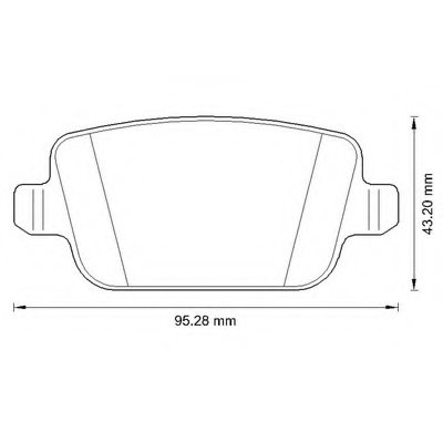 Brembo Brake Pad RR